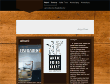 Tablet Screenshot of antjefries.de